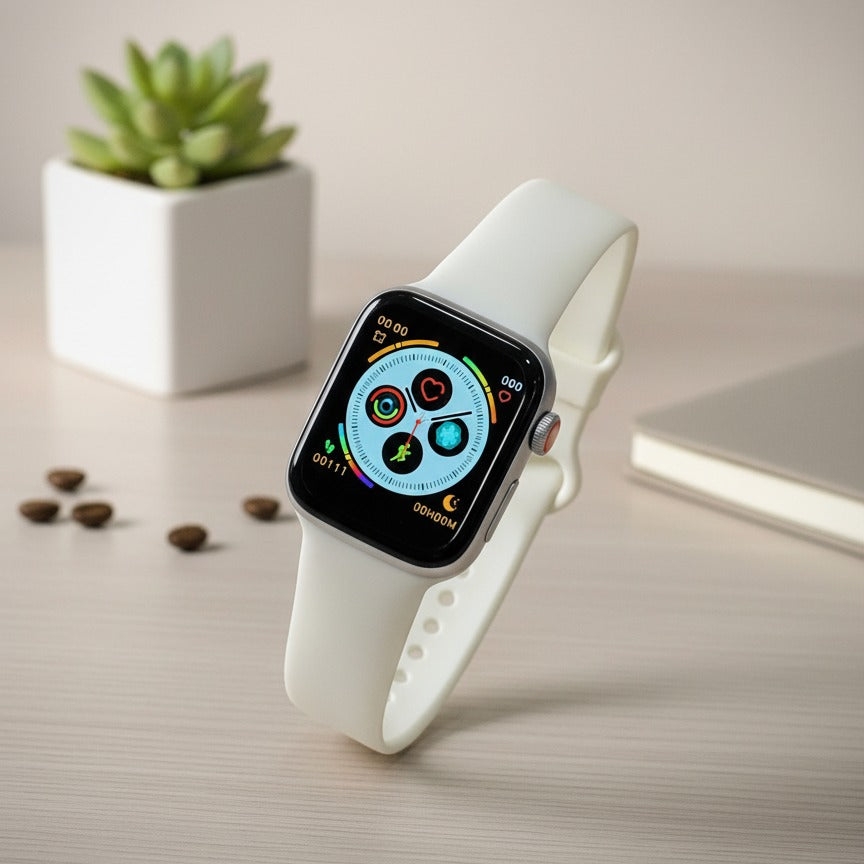 Smart Watch with Stylish Display & Comfortable Silicone Strap