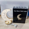 Moon Table Lamp Touch Nightstand Lamp – 3‑Color Mode LED Bedside Lamp