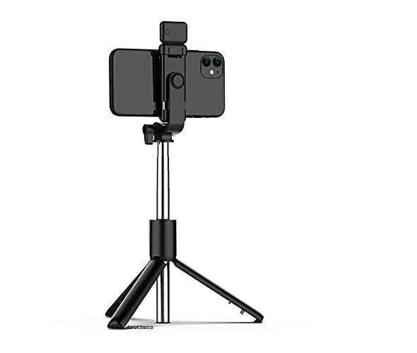 4‑in‑1 Wireless Selfie Stick with Fill Light, Tripod & Bluetooth Shutter – Foldable, Extendable Selfie Stick