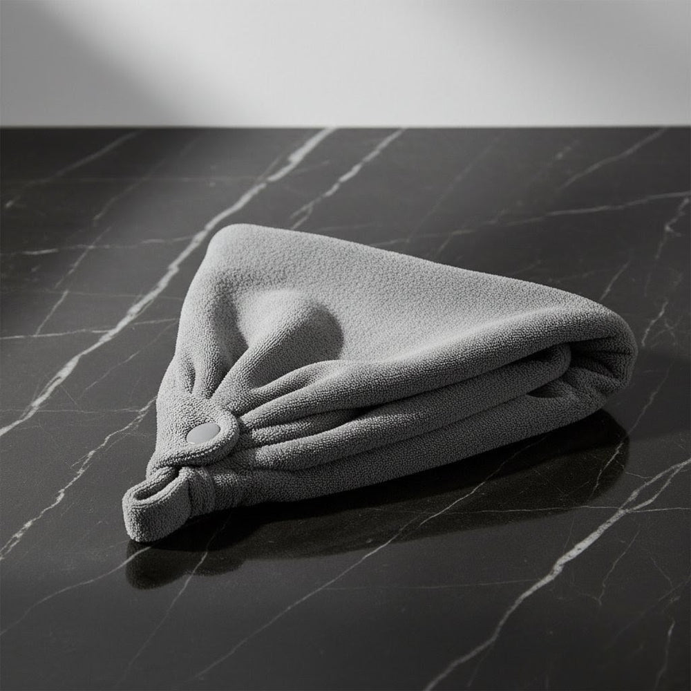 Hair Drying Towel Cap – Quick Dry, Soft & Absorbent Turban Wrap for Women | Anti-Frizz Hair Wrap Towel for Bathroom & Salon Use