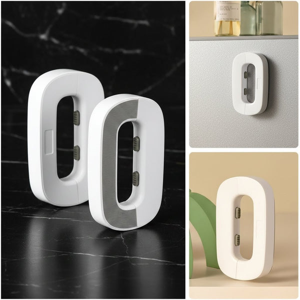 Fridge & Freezer Door Locks – Toddler Safety Double Button Child-Proof Refrigerator Lock