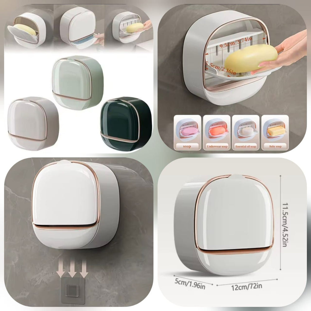 Soap Dispenser Self Draining Soap Holder – Round Shape