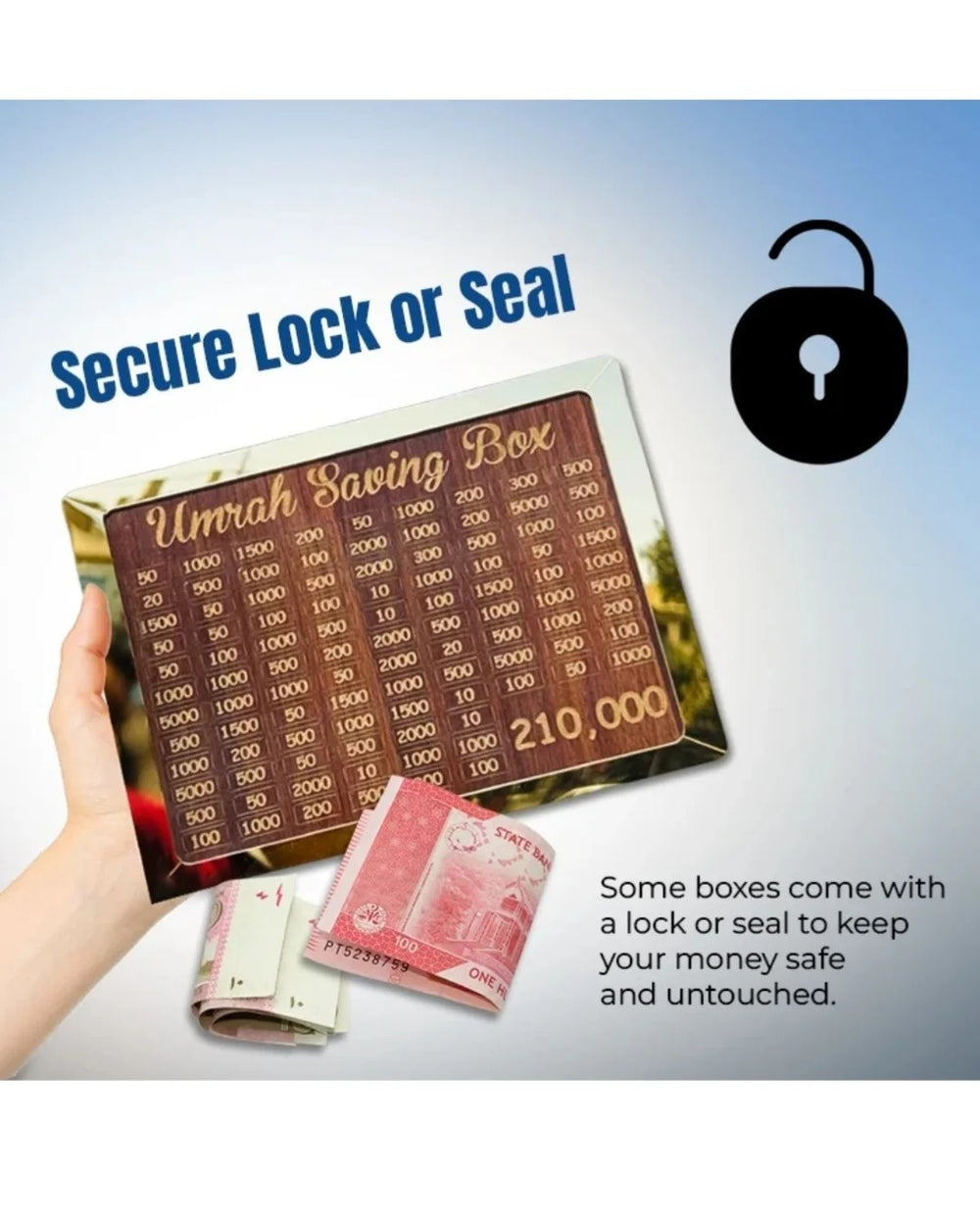 Umrah Saving box | organizer for kids