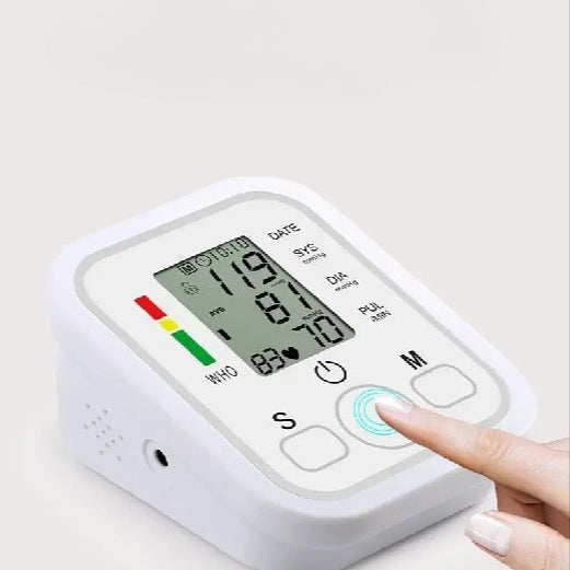 Digital Blood Pressure Monitor – Fully Automatic Upper Arm BP Machine with Heart Rate Detection