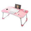 Foldable Laptop Table – Portable Bed Table & Study Desk with Cup Holder