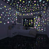 Pack of 100 3D Glow-in-the-Dark Stars – Luminous Wall & Ceiling Stickers for Kids’ Rooms