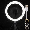 26CM LED Selfie Ring Light With Mobile Holder – 3-Color Modes & Dimmable Brightness