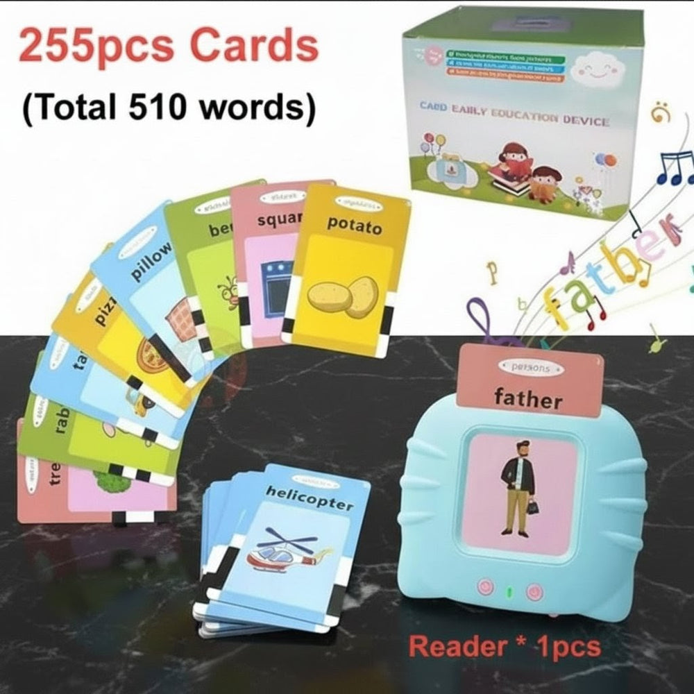 Talking Flash Cards Educational Toy for Kids – Early Learning & Interactive Voice Cards