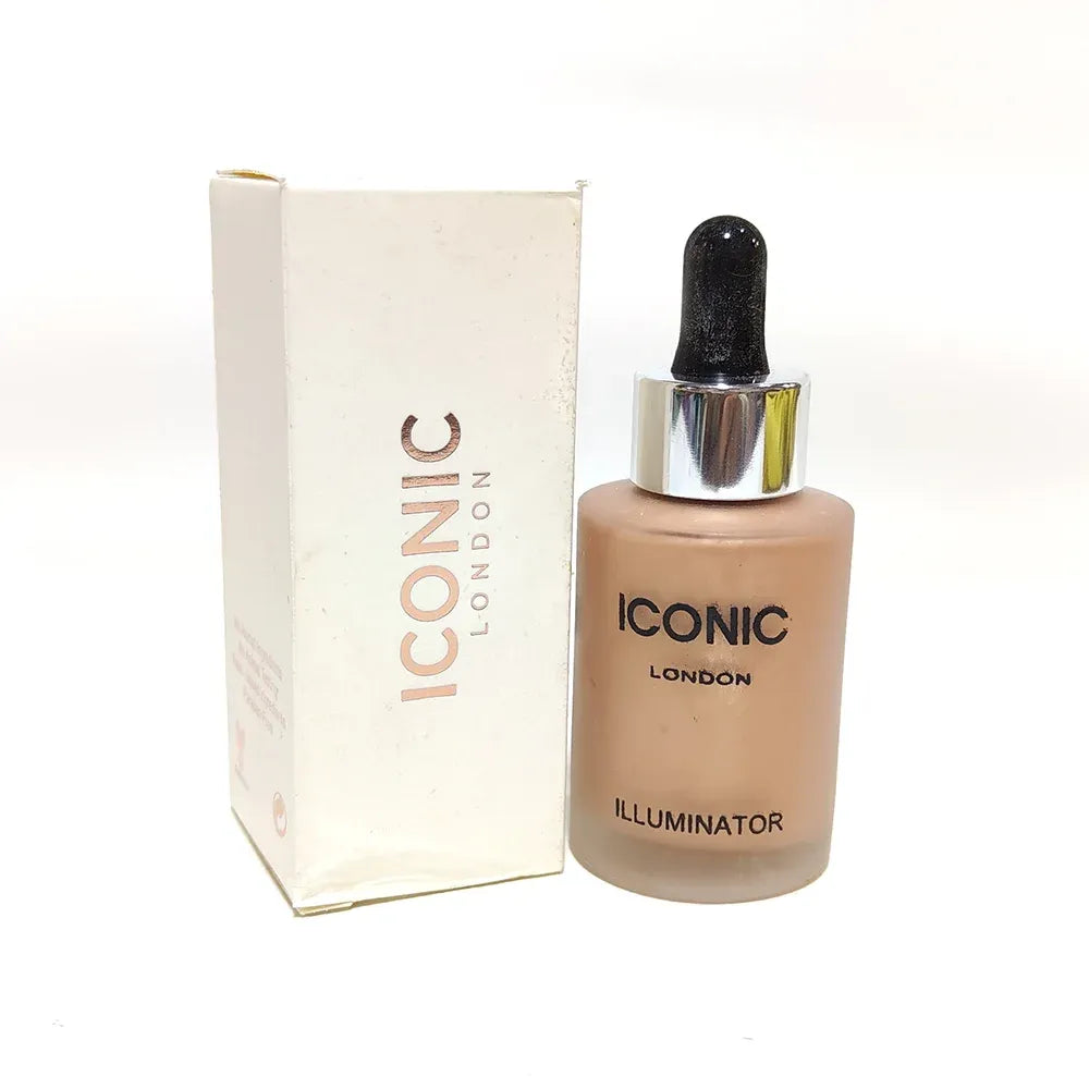 Iconic London Illuminator Highlighter Drops – Ultra Glow Liquid Highlighter for Radiant Luminous Skin, Long-Lasting Shimmer Makeup