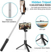 4‑in‑1 Wireless Selfie Stick with Fill Light, Tripod & Bluetooth Shutter – Foldable, Extendable Selfie Stick