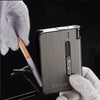 Focus Automatic Cigarette Holder – Portable 10-Pcs Cigarette Case (Without Lighter) Metal Automatic Cigarette Box for Men