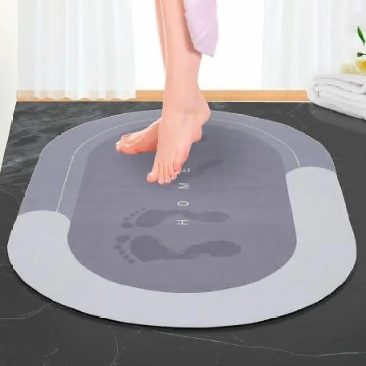 Anti-Slip Water Absorbent Mat – Quick Dry Bathroom & Kitchen Floor Mat