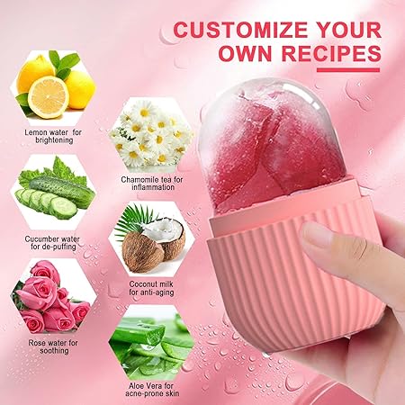 Combo Pack – Marble Jade Roller + Stone Marble Ice Roller + Derma Roller | Facial Massage & Skin Care Relaxation – Pack of 3