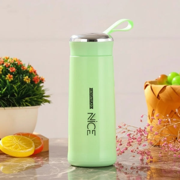 Nice Glass Water Bottle – BPA-Free, Eco-Friendly Reusable 450ml with Leak-Proof Cap