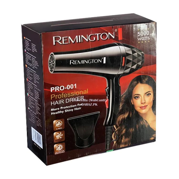 Remington Hair Dryer – Professional Hair Dryer for Quick, Frizz‑Free Drying & Salon‑Style Styling