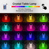 16-Color USB Rechargeable LED Crystal Lamp – Touch Control Bedside & Room Decor Light