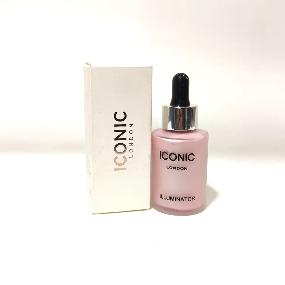 Iconic London Illuminator Highlighter Drops – Ultra Glow Liquid Highlighter for Radiant Luminous Skin, Long-Lasting Shimmer Makeup