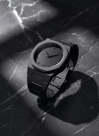 Black Arabic AURA Quartz Analog Watch – Lightweight & Premium Design