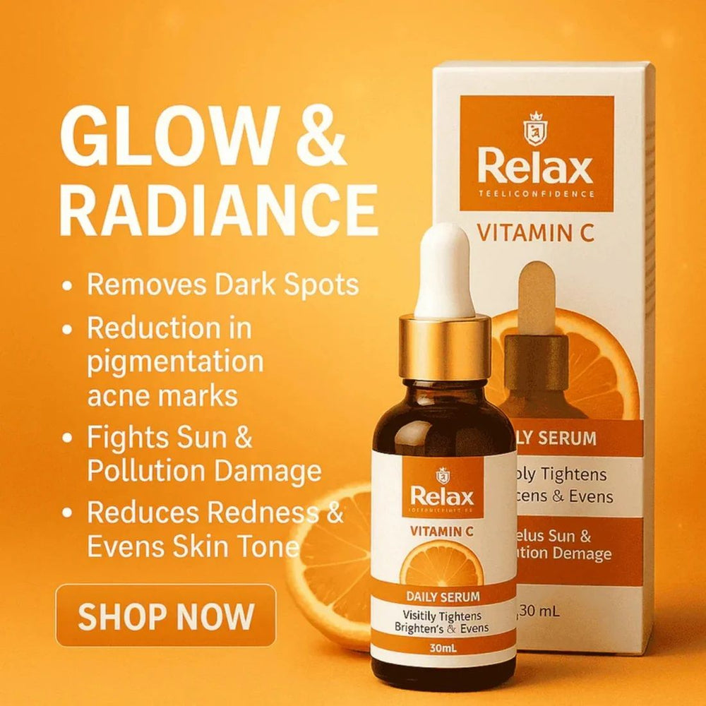 Relax Vitamin C Daily Serum – Brightening & Anti‑Aging Face Serum (30 ml)